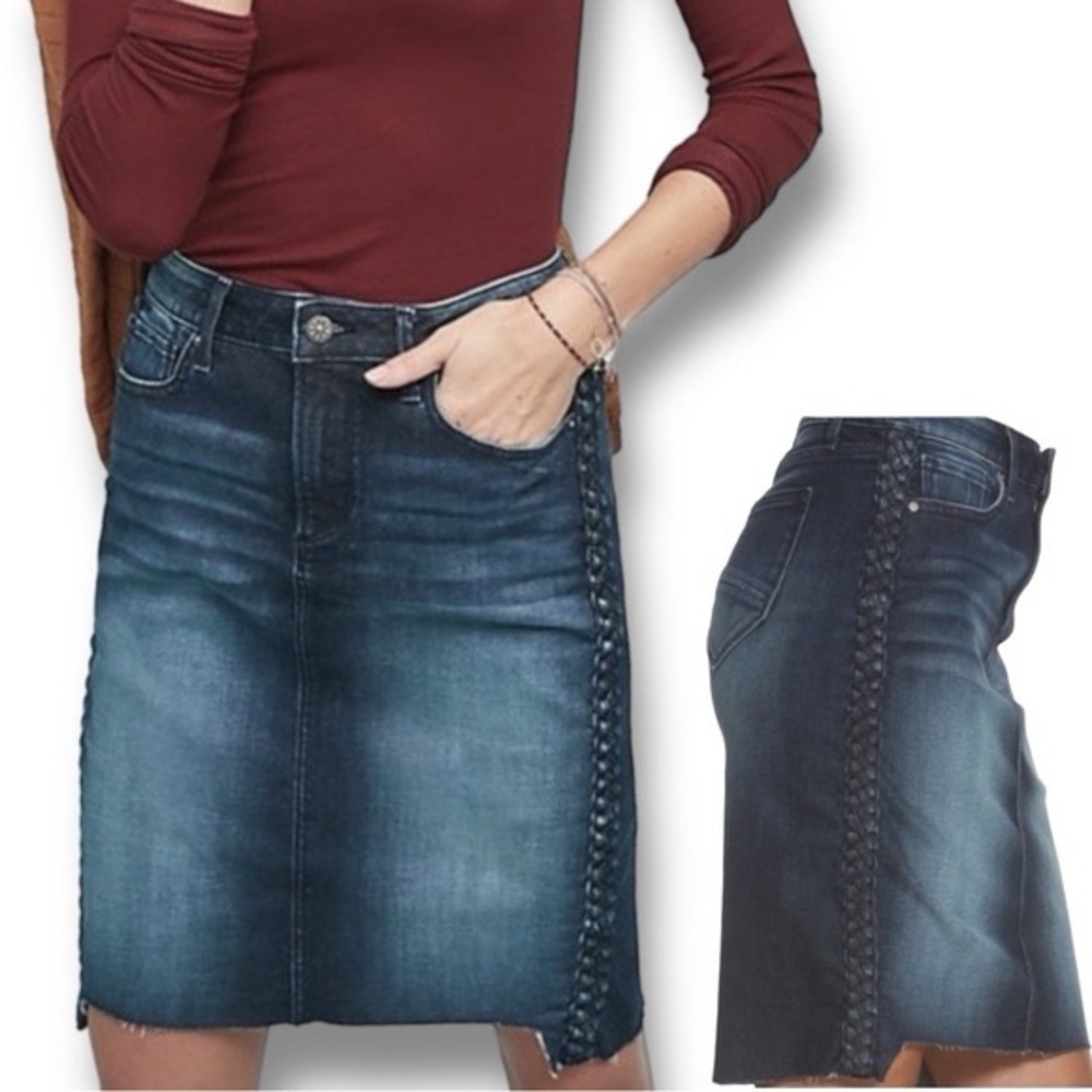 DRIFTWOOD Skylar Denim Pencil Skirt Size 28